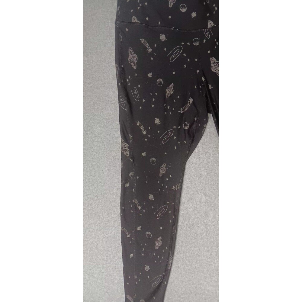 Torrid Active Legging Yoga Pants Womens Size 2 Black Celestial Planets Galaxy... - Picture 9 of 10